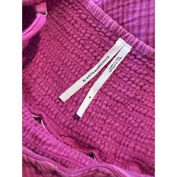 Anthropologie Bethany Berry Pink Jumpsuit Medium Anthro - Picture 10 of 11